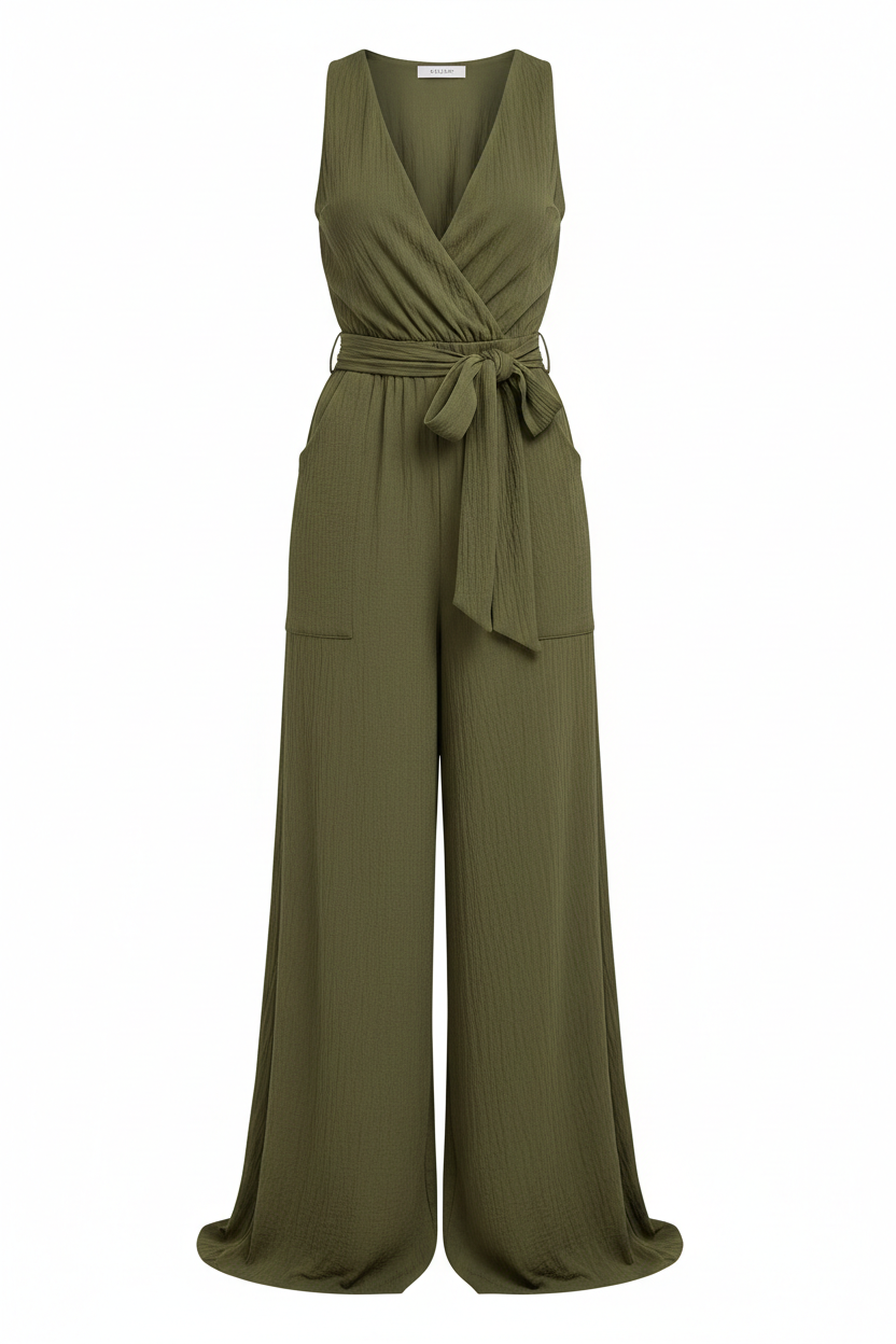 Wide-Leg Jumpsuit