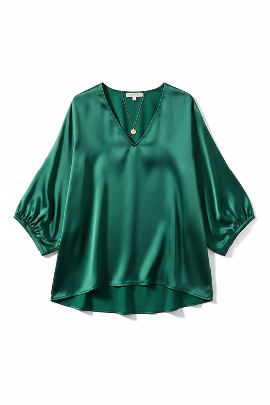 Satin Blouse Top